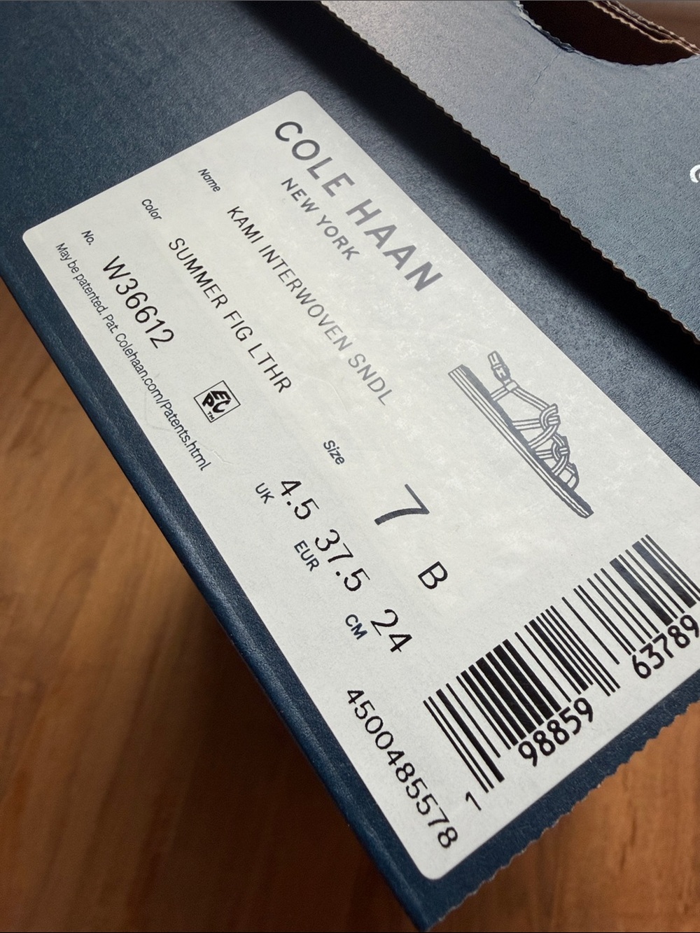 Cole Haan Cole Haan KAMI INTERWOVEN SANDALS summer fig red Fisherman sandals - Picture 10 of 11